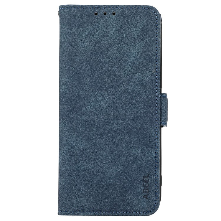 ABEEL For iPhone 17 Case PU Leather Folio Stand View RFID Blocking Phone Cover - Blue