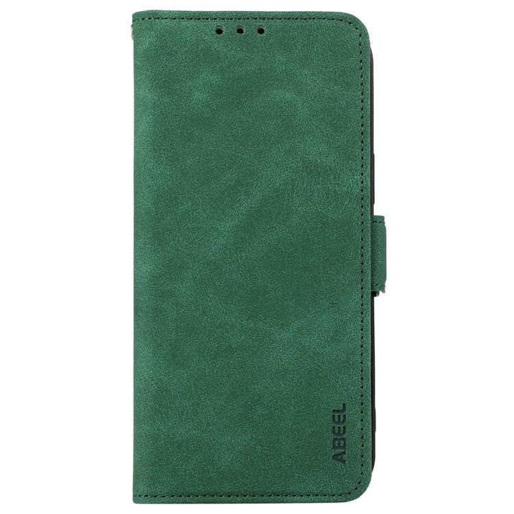 ABEEL For iPhone 17 Case PU Leather Folio Stand View RFID Blocking Phone Cover - Green