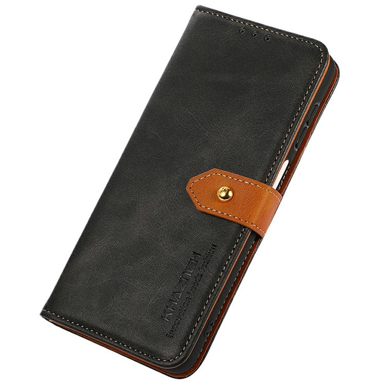 KHAZNEH For iPhone 17 Wallet Phone Case Stand Leather Flip Cover - Black
