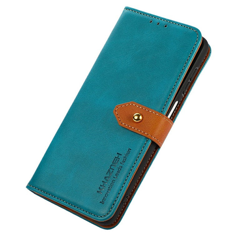 KHAZNEH For iPhone 17 Wallet Phone Case Stand Leather Flip Cover - Blue