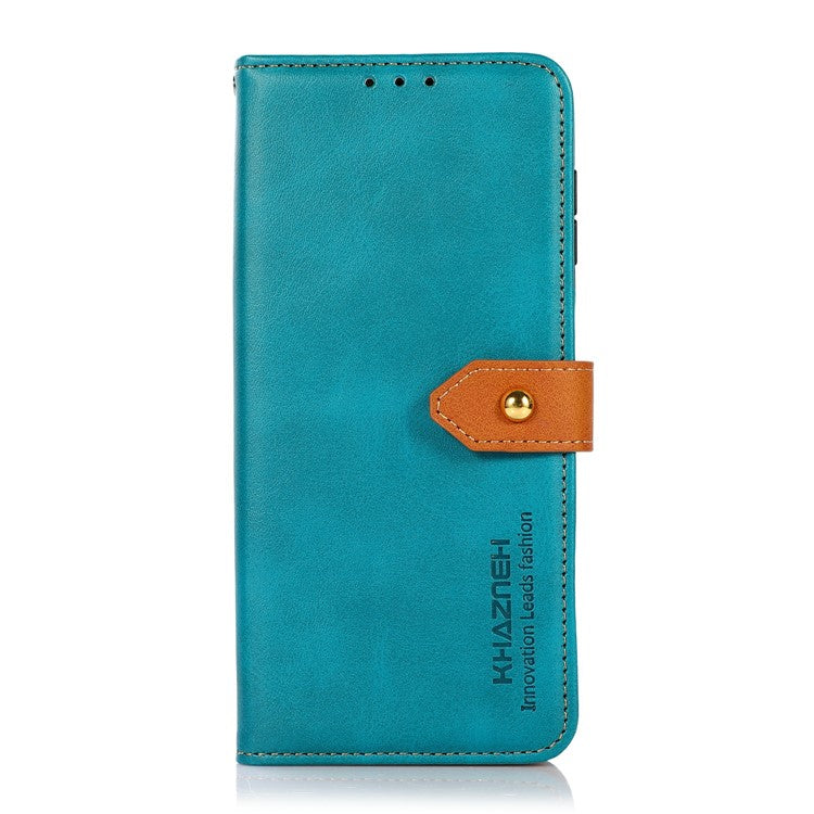 KHAZNEH For iPhone 17 Wallet Phone Case Stand Leather Flip Cover - Blue