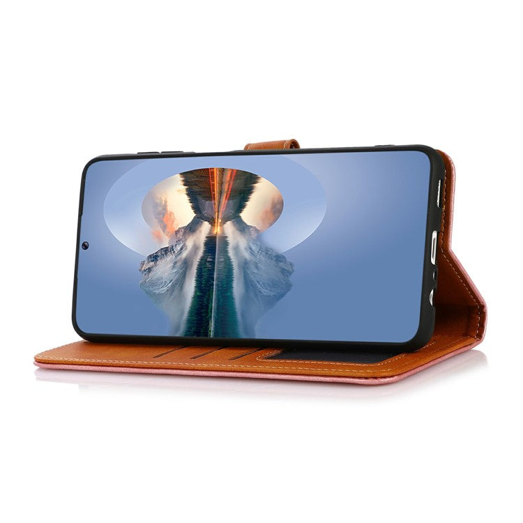 KHAZNEH For iPhone 17 Wallet Phone Case Stand Leather Flip Cover - Brown