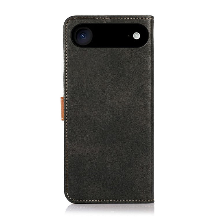 KHAZNEH For iPhone 17 Air Wallet Phone Case Stand Leather Flip Cover - Black