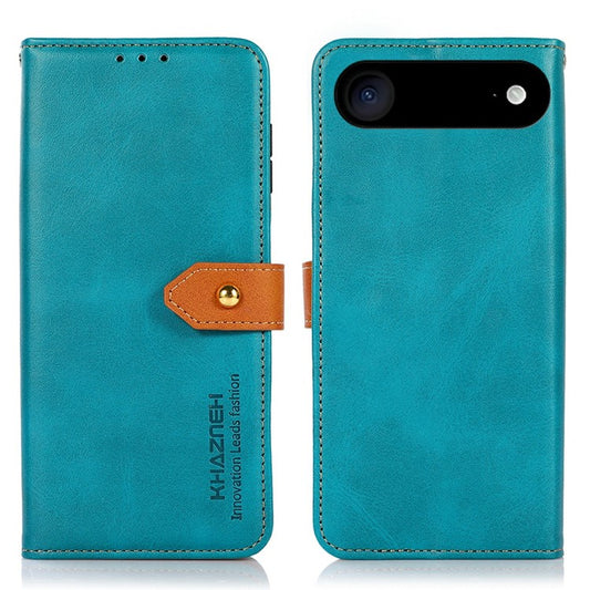 KHAZNEH For iPhone 17 Air Wallet Phone Case Stand Leather Flip Cover - Blue