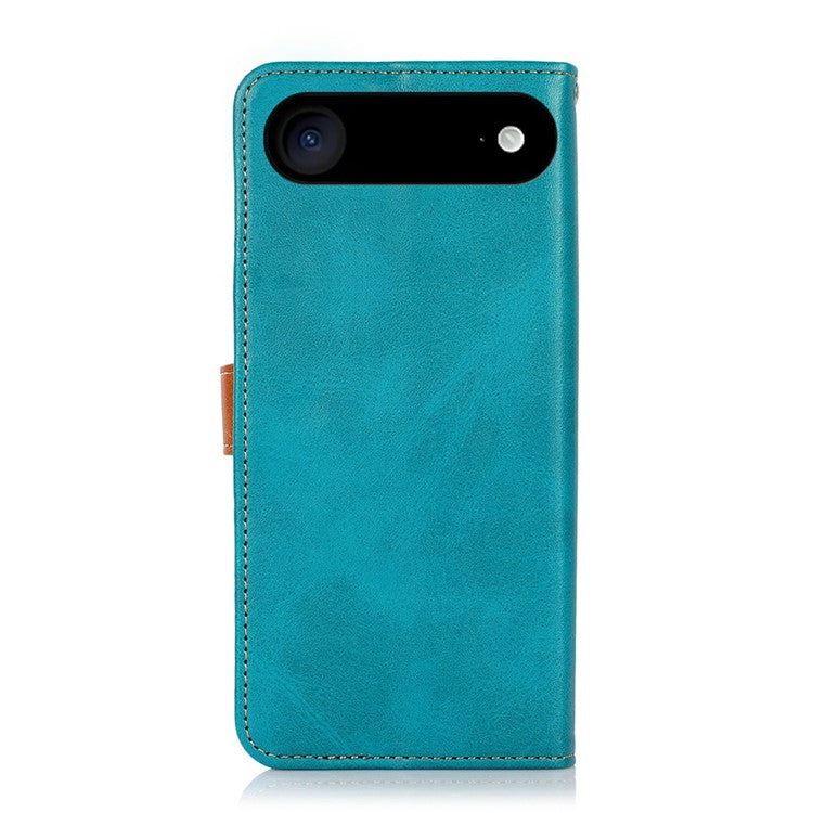 KHAZNEH For iPhone 17 Air Wallet Phone Case Stand Leather Flip Cover - Blue