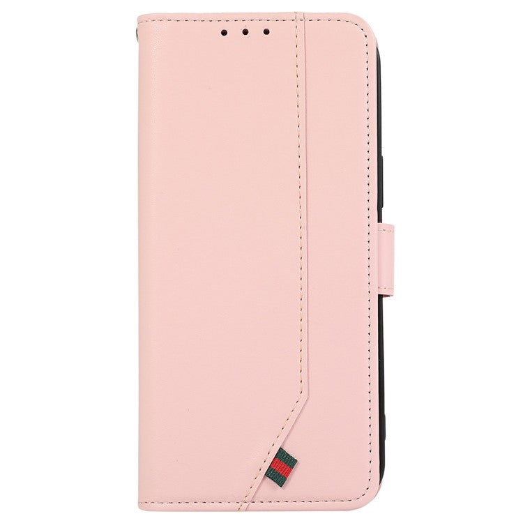 For iPhone 17 Case RFID Blocking Flip Leather Phone Cover - Pink