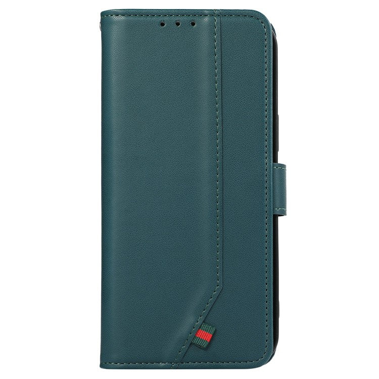 For iPhone 17 Case RFID Blocking Flip Leather Phone Cover - Green