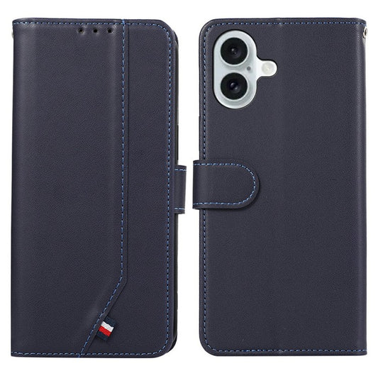 For iPhone 17 Case RFID Blocking Flip Leather Phone Cover - Blue