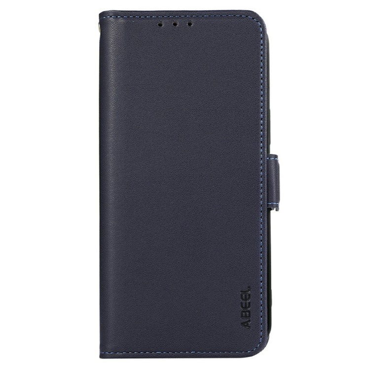 ABEEL For iPhone 17 Case Leather Phone Cover with RFID Blocking Wallet - Blue