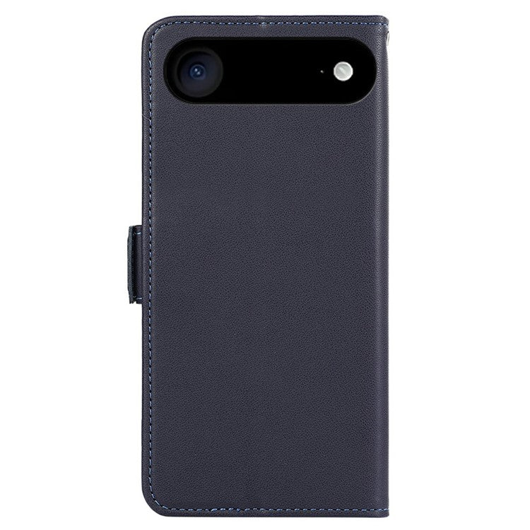 ABEEL For iPhone 17 Air Case Leather Phone Cover with RFID Blocking Wallet - Blue
