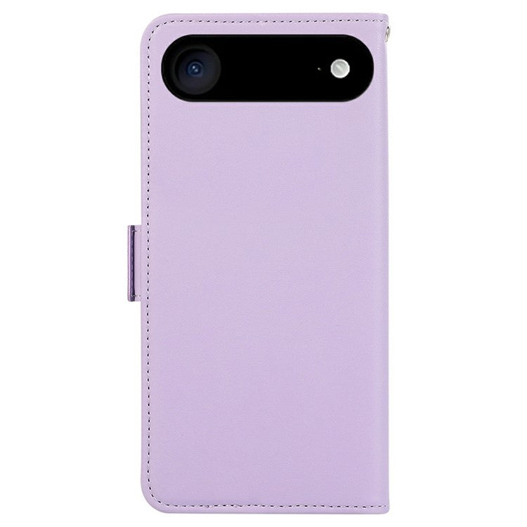 ABEEL For iPhone 17 Air Case Leather Phone Cover with RFID Blocking Wallet - Purple