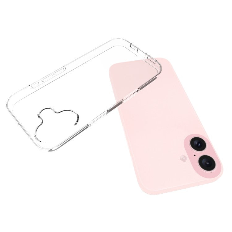 10Pcs  /  Pack For iPhone 17 Case Watermark Free TPU Protective Clear Phone Cover
