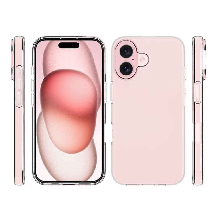 10Pcs  /  Pack For iPhone 17 Case Watermark Free TPU Protective Clear Phone Cover