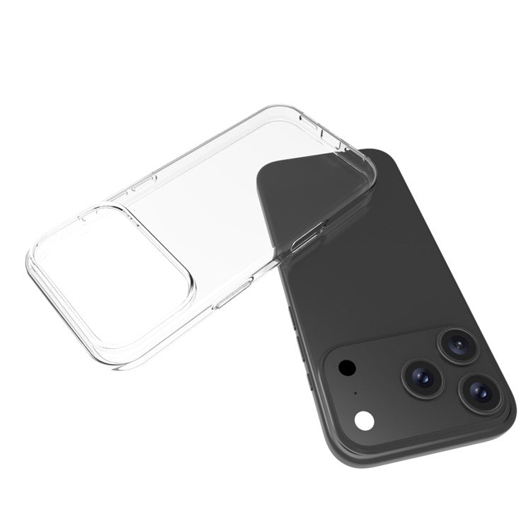 10Pcs  /  Pack For iPhone 17 Pro Case Watermark Free TPU Protective Clear Phone Cover