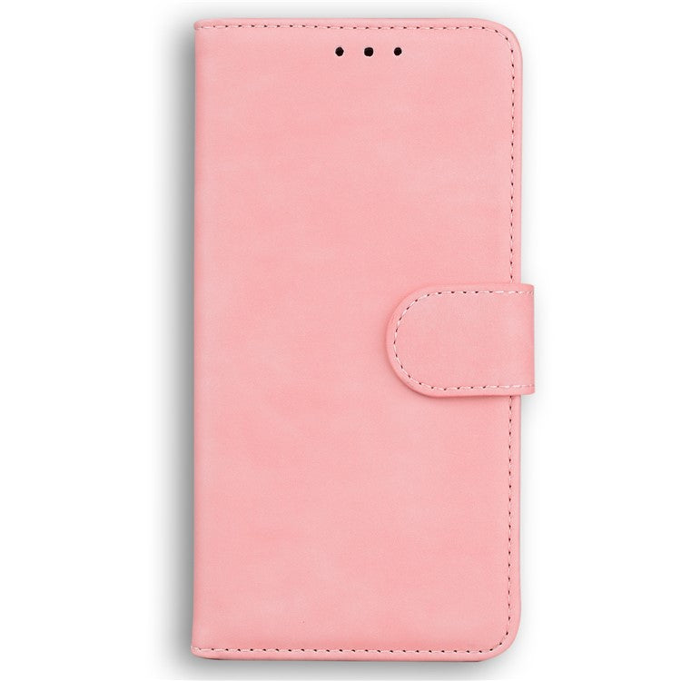 Smartphone Cover for Motorola Moto E22 4G / E22i 4G, Drop Resistant PU Leather Flip Wallet Case Viewing Stand Phone Shell - Pink