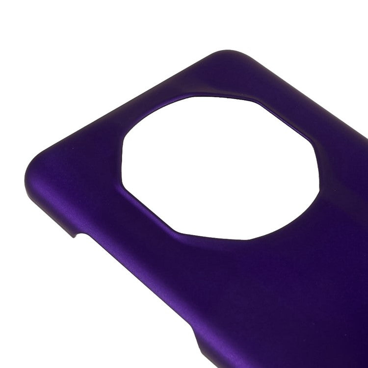 For Huawei Mate 50 RS Porsche Design 4G Hard Plastic Rubberized Glossy Phone Back Case Cellphone Protective Cover - Purple