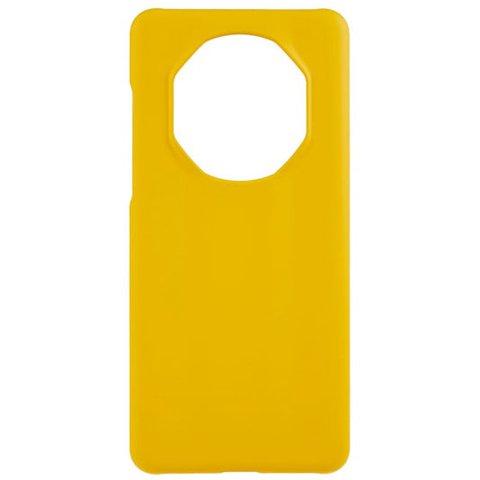 For Huawei Mate 50 RS Porsche Design 4G Hard Plastic Rubberized Glossy Phone Back Case Cellphone Protective Cover - Yellow
