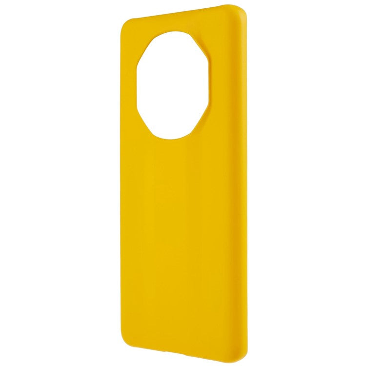 For Huawei Mate 50 RS Porsche Design 4G Hard Plastic Rubberized Glossy Phone Back Case Cellphone Protective Cover - Yellow