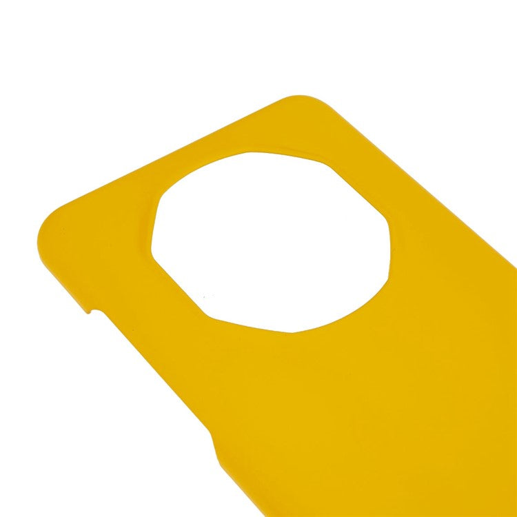 For Huawei Mate 50 RS Porsche Design 4G Hard Plastic Rubberized Glossy Phone Back Case Cellphone Protective Cover - Yellow