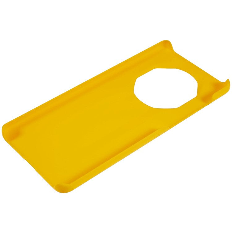 For Huawei Mate 50 RS Porsche Design 4G Hard Plastic Rubberized Glossy Phone Back Case Cellphone Protective Cover - Yellow