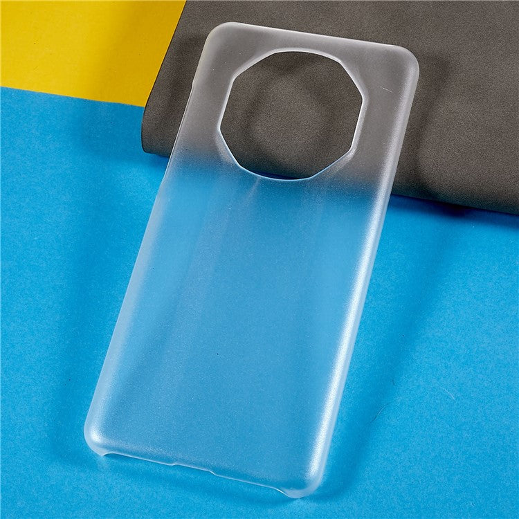 For Huawei Mate 50 RS Porsche Design 4G Hard Plastic Rubberized Glossy Phone Back Case Cellphone Protective Cover - Transparent