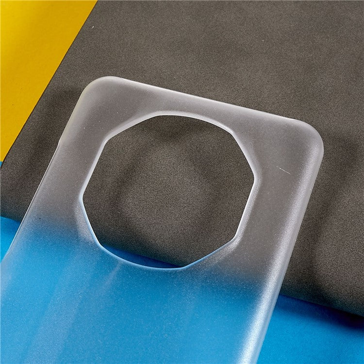 For Huawei Mate 50 RS Porsche Design 4G Hard Plastic Rubberized Glossy Phone Back Case Cellphone Protective Cover - Transparent