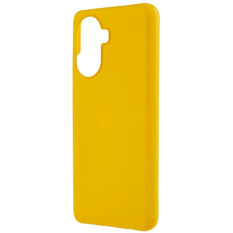 For Huawei Enjoy 50 Rubberized Glossy Hard PC Back Case Cellphone Protective Cover - Yellow
