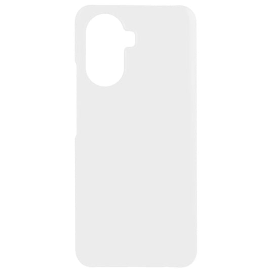 For Huawei Enjoy 50 Rubberized Glossy Hard PC Back Case Cellphone Protective Cover - White