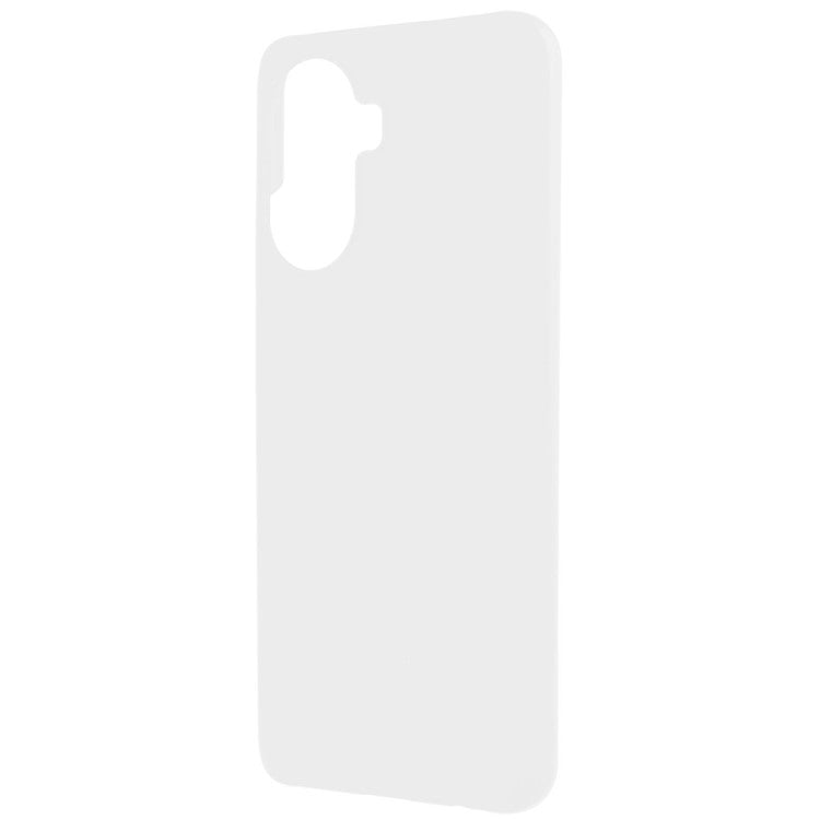 For Huawei Enjoy 50 Rubberized Glossy Hard PC Back Case Cellphone Protective Cover - White
