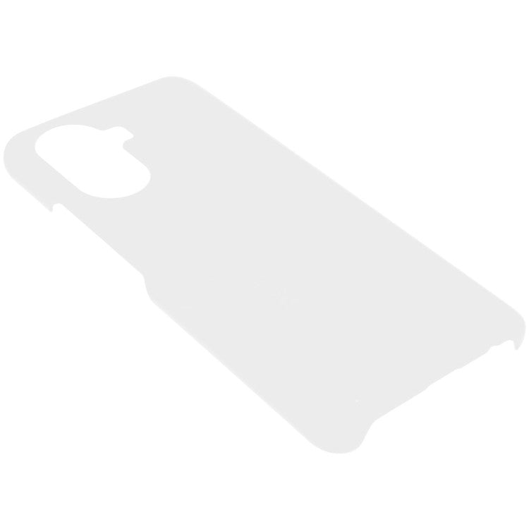 For Huawei Enjoy 50 Rubberized Glossy Hard PC Back Case Cellphone Protective Cover - White