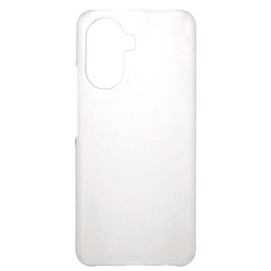For Huawei Enjoy 50 Rubberized Glossy Hard PC Back Case Cellphone Protective Cover - Transparent