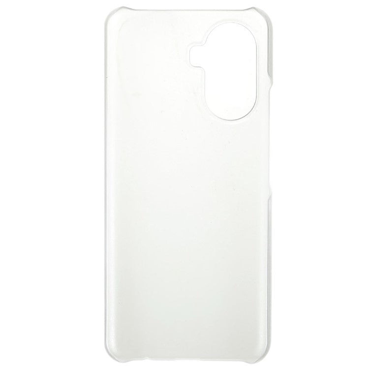 For Huawei Enjoy 50 Rubberized Glossy Hard PC Back Case Cellphone Protective Cover - Transparent