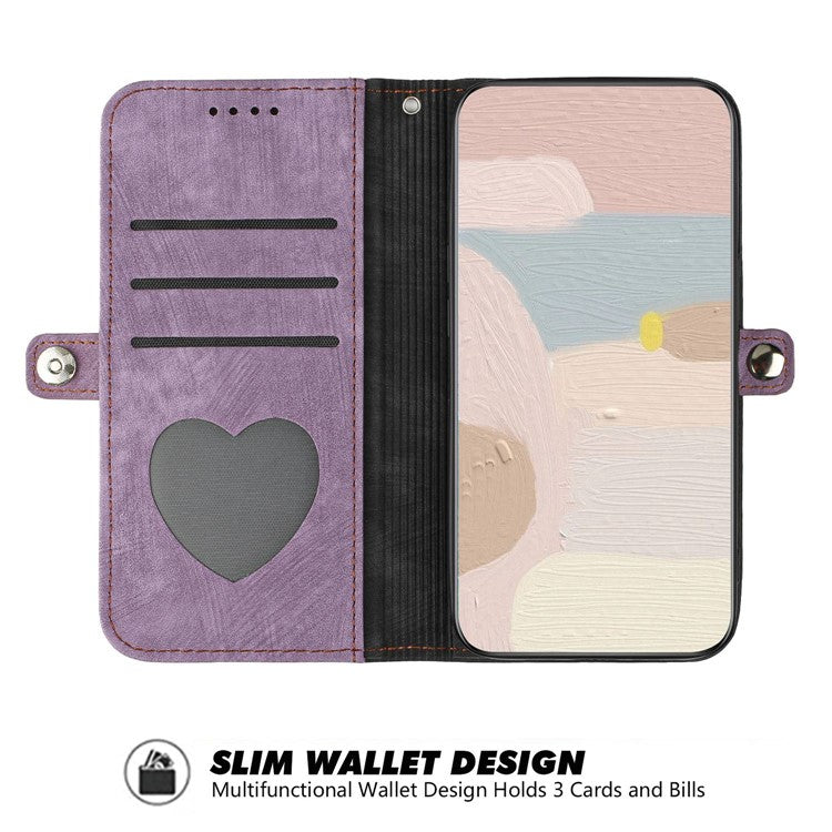 YX0020 For Xiaomi Redmi Note 11 4G (Qualcomm) / Note 11S 4G Phone Case, Bump Proof PU Leather Stand Function Dual Magnetic Clasp Flip Cover Shell with Strap - Light Purple