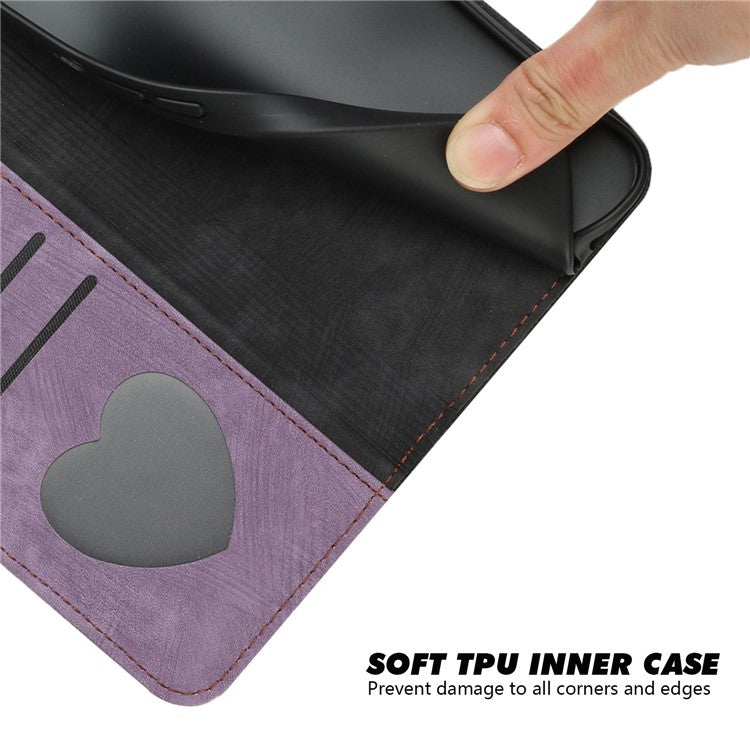 YX0020 For Xiaomi Redmi Note 11 4G (Qualcomm) / Note 11S 4G Phone Case, Bump Proof PU Leather Stand Function Dual Magnetic Clasp Flip Cover Shell with Strap - Light Purple