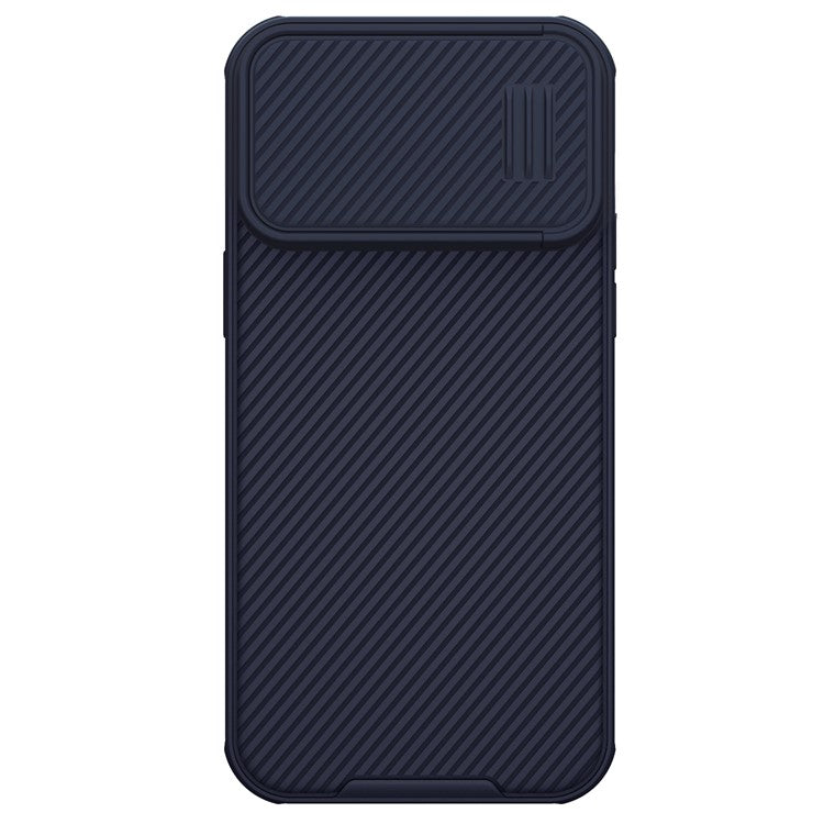NILLKIN CamShield S Series for iPhone 14 Pro Max Hard PC Soft TPU Protective Case Slide Lens Protection Scratch-Resistant Cover - Purple