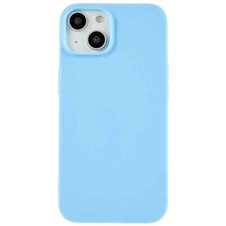 Phone Cover for iPhone 14 Plus Fingerprint Free Matte Protective TPU Phone Cover - Baby Blue