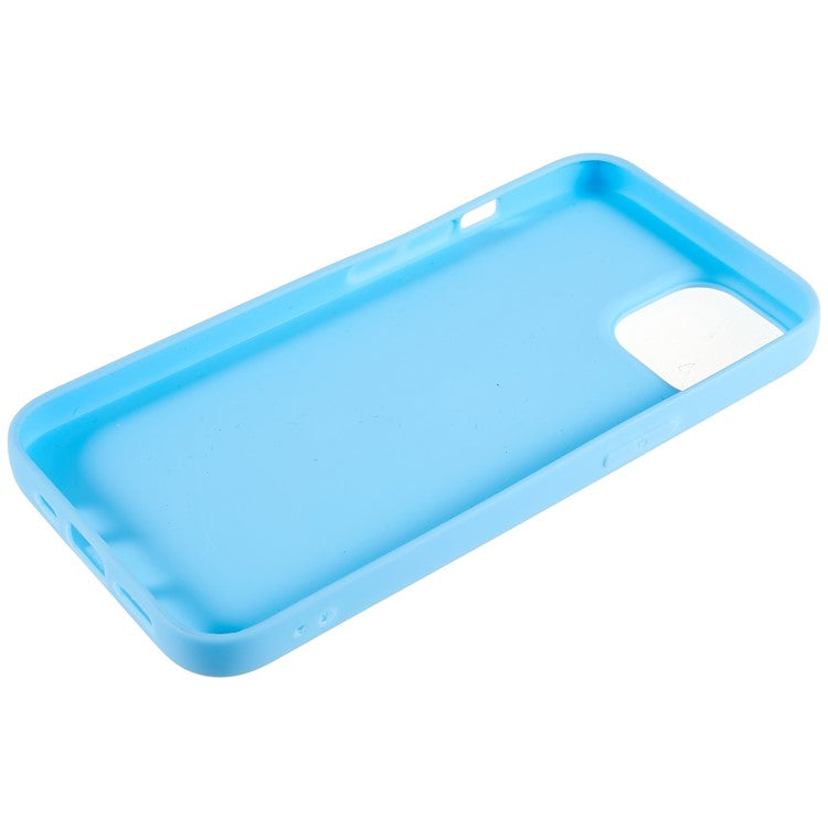 Phone Cover for iPhone 14 Plus Fingerprint Free Matte Protective TPU Phone Cover - Baby Blue