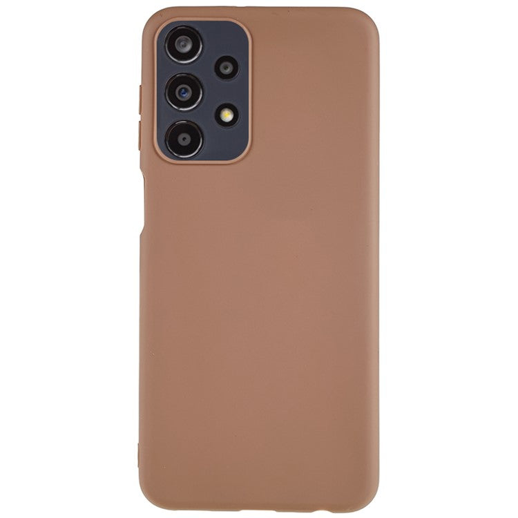 Phone Case for Samsung Galaxy A23 4G  /  A23 5G (Global Version) Matte TPU Anti-Drop Cell Phone Cover - Khaki