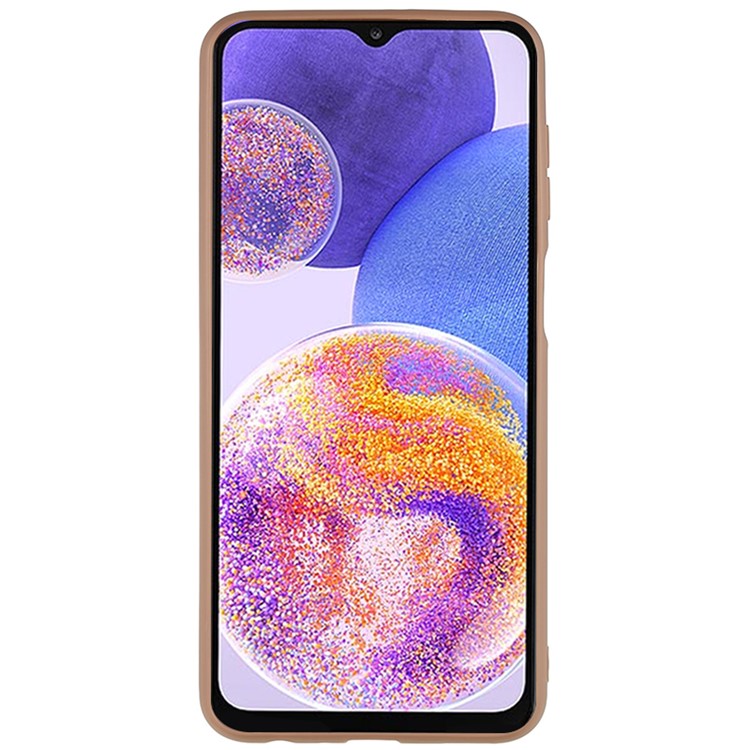 Phone Case for Samsung Galaxy A23 4G  /  A23 5G (Global Version) Matte TPU Anti-Drop Cell Phone Cover - Khaki