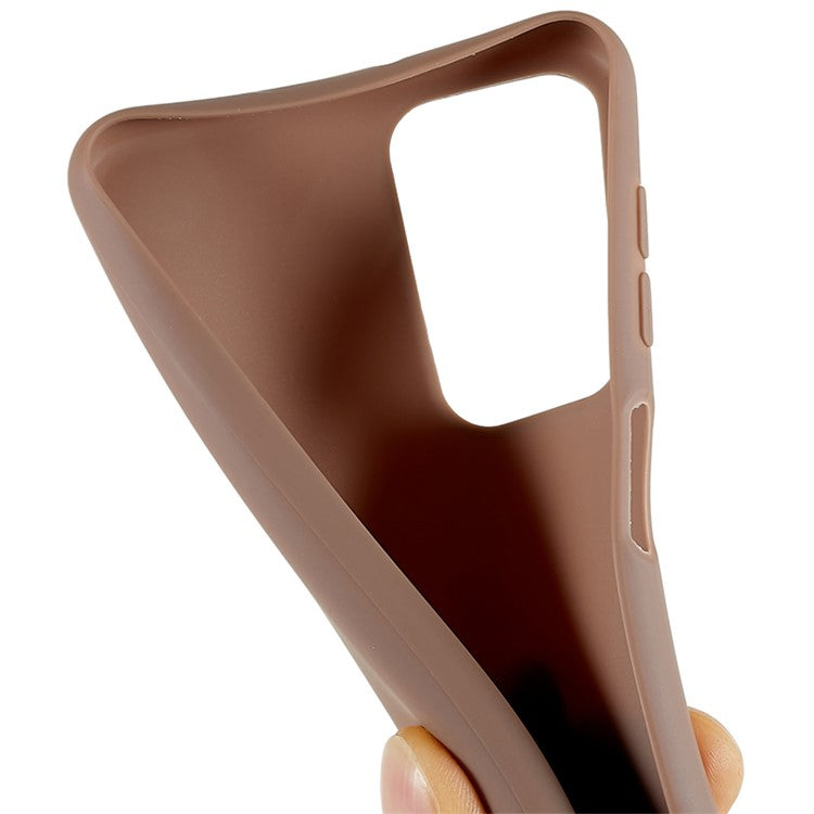 Phone Case for Samsung Galaxy A23 4G  /  A23 5G (Global Version) Matte TPU Anti-Drop Cell Phone Cover - Khaki