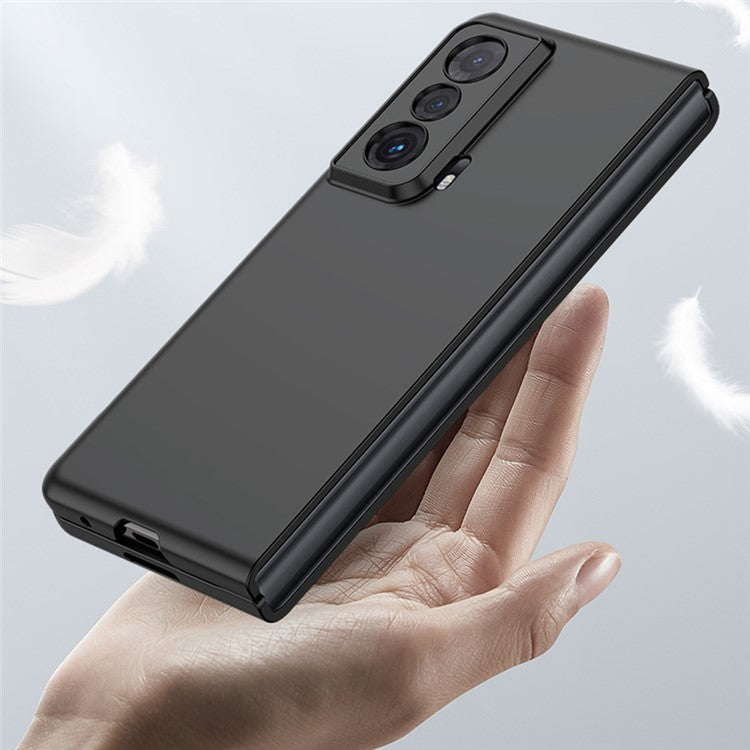 For Honor Magic Vs 5G Skin-touch Feeling Protective Case, Anti-scratch Hard PC Phone Protector Cover - Dark Green