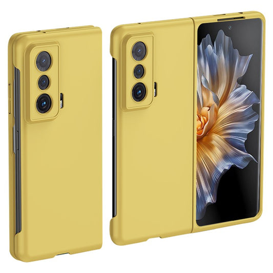 For Honor Magic Vs 5G Skin-touch Feeling Protective Case, Anti-scratch Hard PC Phone Protector Cover - Yellow