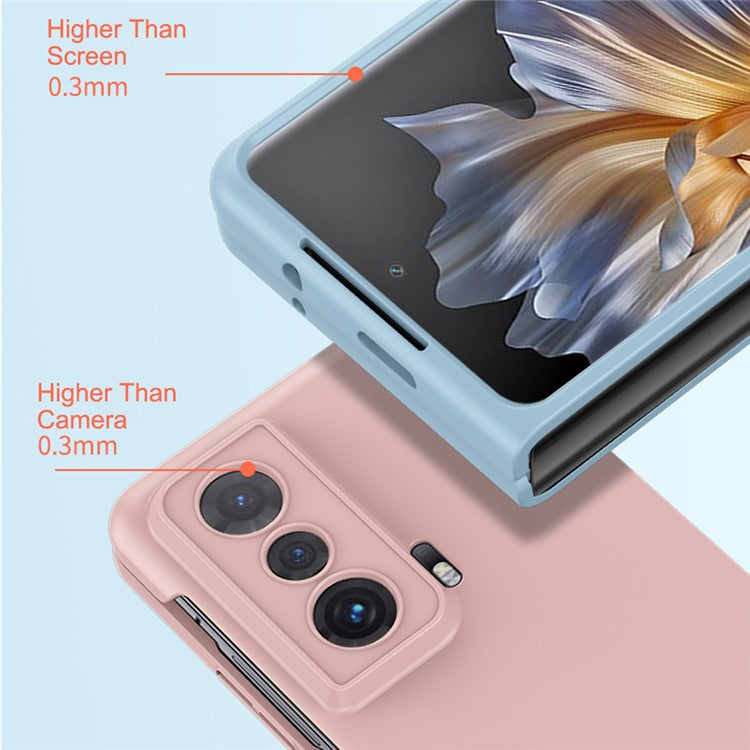 For Honor Magic Vs 5G Skin-touch Feeling Protective Case, Anti-scratch Hard PC Phone Protector Cover - Pink