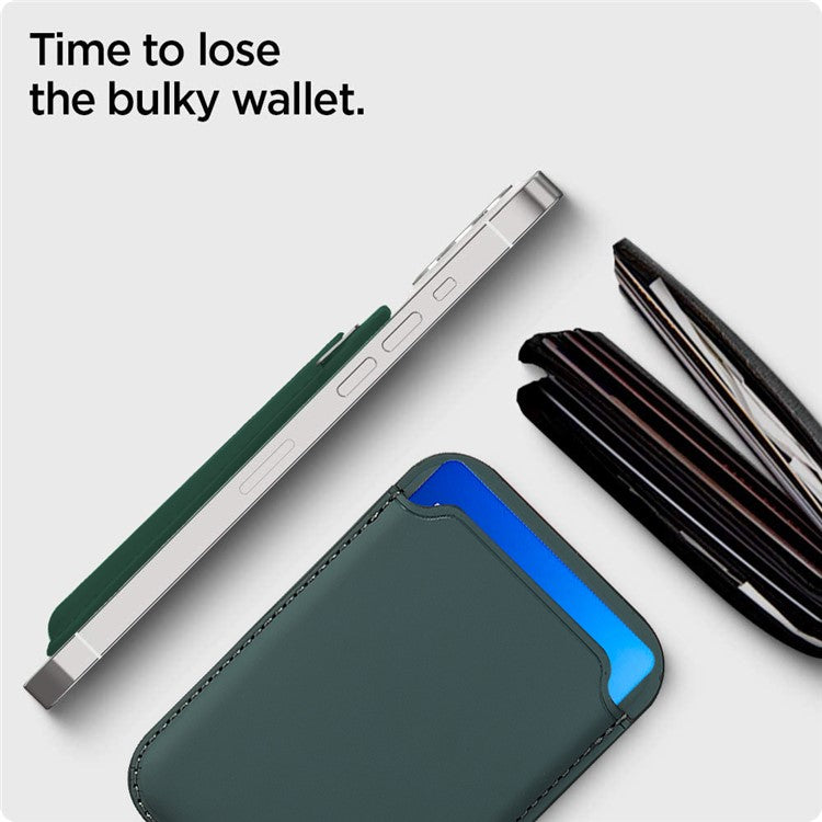 Shockproof Case for iPhone 14 Plus Mag Series Liquid Silicone Cover Electroplating Skin-touch Phone Case with Card Holder - Black