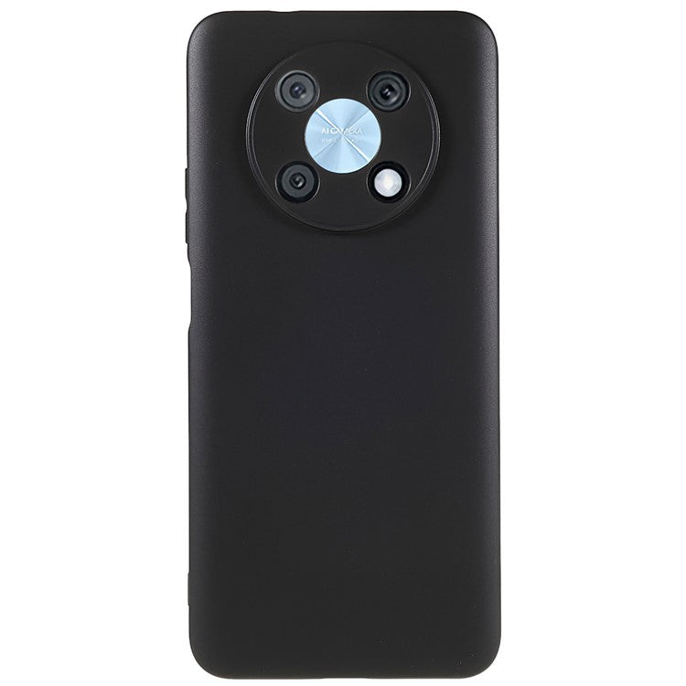 For Huawei nova Y90 4G Flexible TPU Case Black Matte Anti-scratch Protective Cell Phone Shell Protector