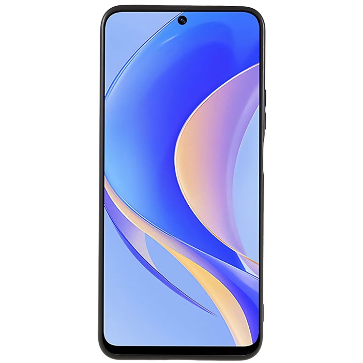 For Huawei nova Y90 4G Flexible TPU Case Black Matte Anti-scratch Protective Cell Phone Shell Protector