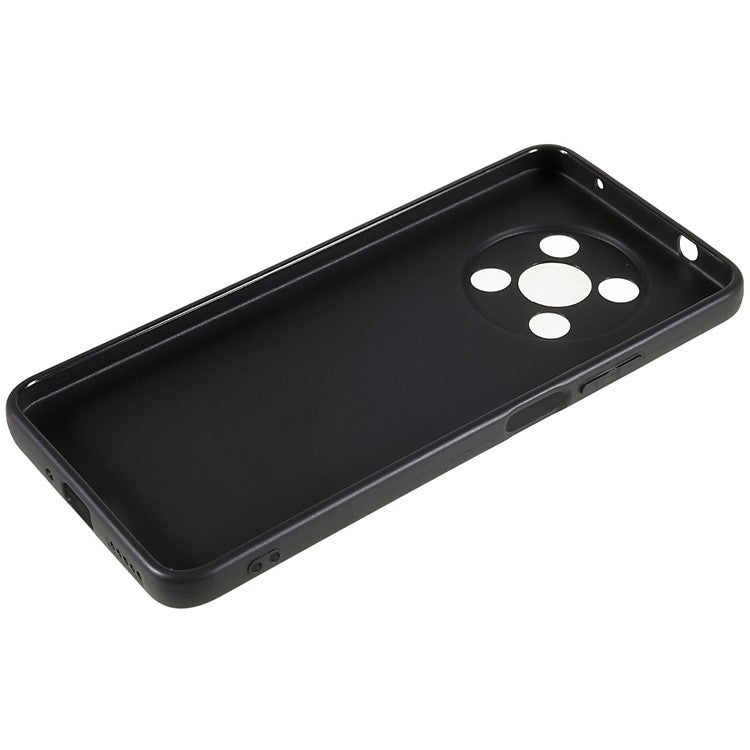 For Huawei nova Y90 4G Flexible TPU Case Black Matte Anti-scratch Protective Cell Phone Shell Protector