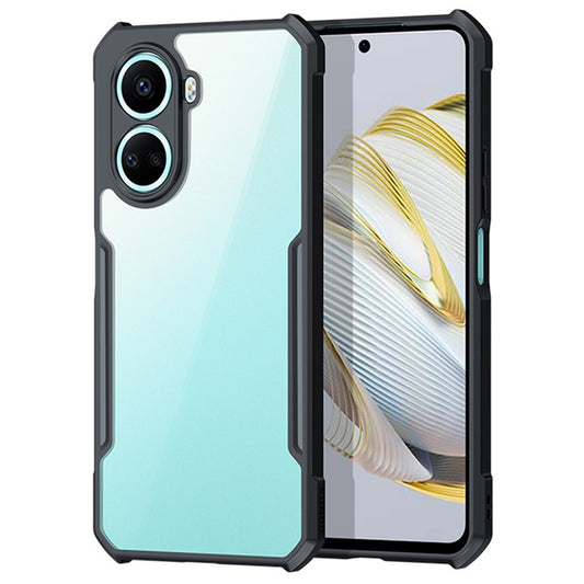 XUNDD For Huawei nova 10 SE 4G Anti-fall Acrylic + TPU Phone Case Non-slip Mobile Phone Back Cover - Black
