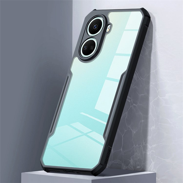 XUNDD For Huawei nova 10 SE 4G Anti-fall Acrylic + TPU Phone Case Non-slip Mobile Phone Back Cover - Black