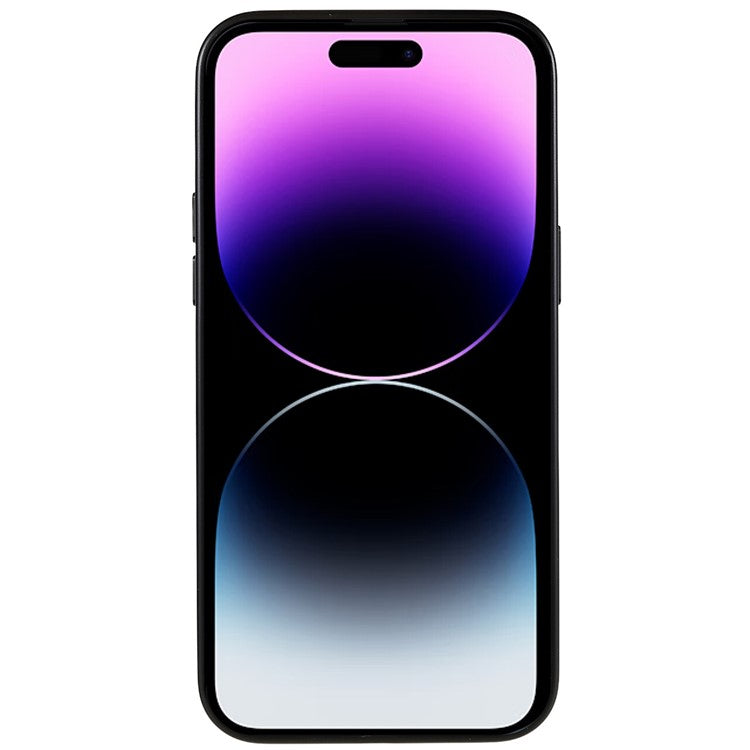 Clear Phone Case for iPhone 14 Pro Max, Shockproof Anti-scratch Magnetic Design PC+TPU Cell Phone Cover - Black